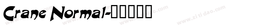 Crane Normal字体转换